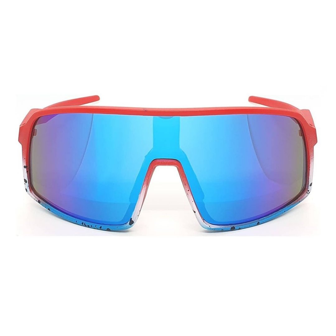 Lente Ciclismo Tornasolado Rojo