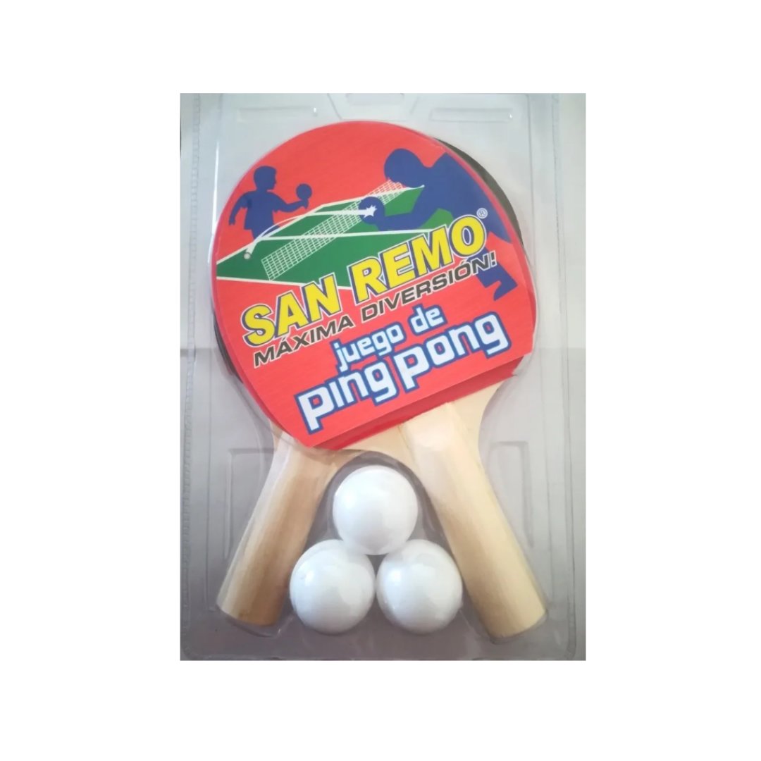 Set Paleta Ping Pon San Remo