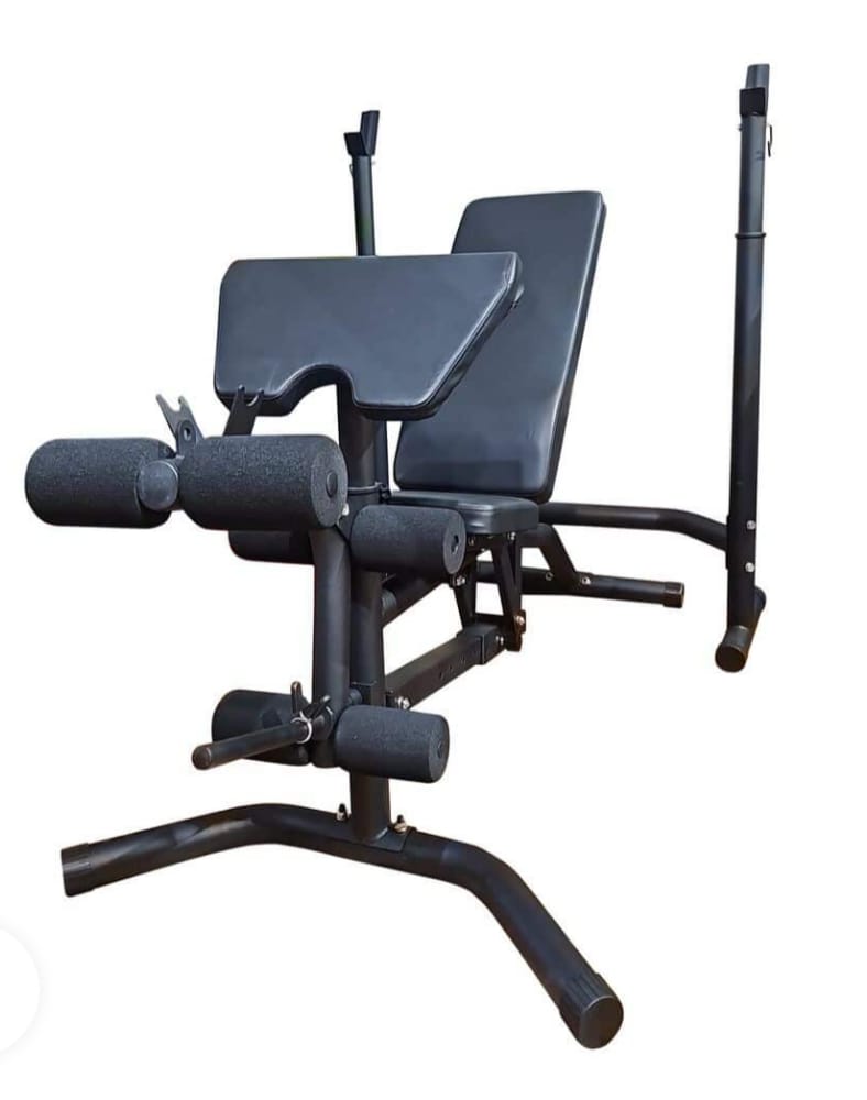 Banco de Pecho Profesional Regulable C/ Cuadricera y Scott -Estruct caño 3 pu