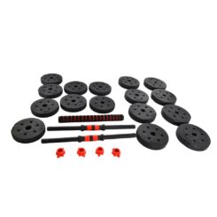 Kit 30Kg + Mancuernas + Discos +Adaptador