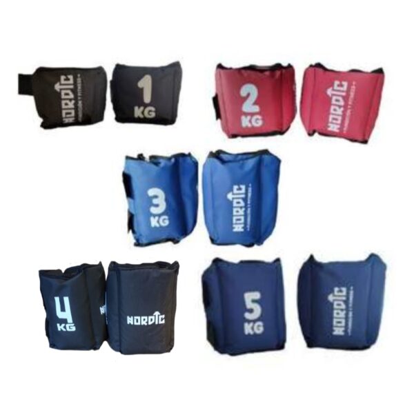 Tobilleras de Cordura 1KG 2KG 3KG 4KG 5KG PAR
