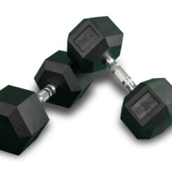 Mancuerna Hexagonal Caucho 17.5 kg