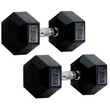 Mancuerna Hexagonal Caucho 7.5 kg