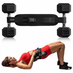 Cinturón P/ Ejercicios de Cadera y Gluteos ''Hip Thrust''